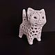Котик. Статуэтка. Мурашева Ирина (ceramicanimals). Интернет-магазин Ярмарка Мастеров.  Фото №2