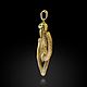 Кулон серебряный с позолотой Змея Уроборос. Кулон. Aventure.Jewelry. Интернет-магазин Ярмарка Мастеров.  Фото №2
