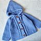 A children's button-down jacket with a hood for a boy or a girl as a gift, Sweatshirts for children, Voronezh,  Фото №1