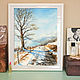 Watercolor painting 'Spring melancholy.'. Pictures. Senchilova Evgenia. Online shopping on My Livemaster.  Фото №2