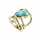 Turquoise ring, Natural turquoise ring, New Year gift. Rings. Irina Moro. Online shopping on My Livemaster.  Фото №2