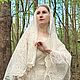 Платье кружевное Птица-Пава, лен, айвори. Народные платья. Filiх - Лен Хлопок Лес. Ярмарка Мастеров.  Фото №5