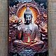 Будда - картина дерево, Картины, Лысьва,  Фото №1