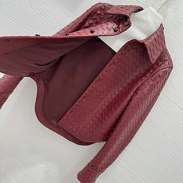 Одежда ручной работы. Ярмарка Мастеров - ручная работа Кожаная куртка. Handmade.