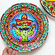 'Mexican summer ' Set of 4 plates on the wall. Decorative plates. Art by Tanya Shest. Online shopping on My Livemaster.  Фото №2