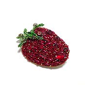 Украшения handmade. Livemaster - original item Brooch Strawberry.. Handmade.