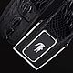 Заказать Ремень из натуральной кожи крокодила IMA3053B1. CrocShop товары из экзотической кожи. Ярмарка Мастеров. . Ремни Фото №3