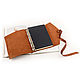 Leather notebook A5 rings with strap genuine leather Crazy Horse. Notebooks. Ptaho. Online shopping on My Livemaster.  Фото №2