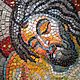  Иисус Христос "Царь Славы". Иконы. Ольга (mosaic-icon). Ярмарка Мастеров.  Фото №4