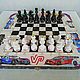 Order Chess sets made of wood 'Motorsport', hand painted. Anna Fekolkina chess-souvenirs. Livemaster. . Chess Фото №3