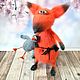 Order Soft toys: The Fox and goose. JuliaCrochetToys. Livemaster. . Stuffed Toys Фото №3