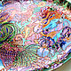 A set of decorative plates 'Blooming garden' - glow. Plates. Art by Tanya Shest. My Livemaster. Фото №4