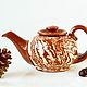 Чайник с пиалами ручной работы Смешать, но не взбалтывать. Чайники. Керамика Dilь_art (Dilart). Ярмарка Мастеров.  Фото №4