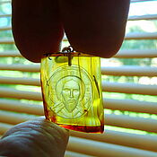 Украшения handmade. Livemaster - original item Saved by Man-made amber silver R-544. Handmade.