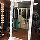 Гримерное зеркало с лампочками напольное 180 на 100 см белое, Зеркала, Москва,  Фото №1