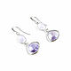 Lilac earrings 'Movement' purple jewelry earrings, Earrings, Moscow,  Фото №1