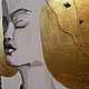 Интерьерная картина портрет девушки. Картины. YanaM_artist. Интернет-магазин Ярмарка Мастеров.  Фото №2
