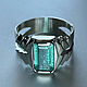 Men's Gold Ring with Emerald (2,23 ct) Handmade Ring, Rings, Moscow,  Фото №1