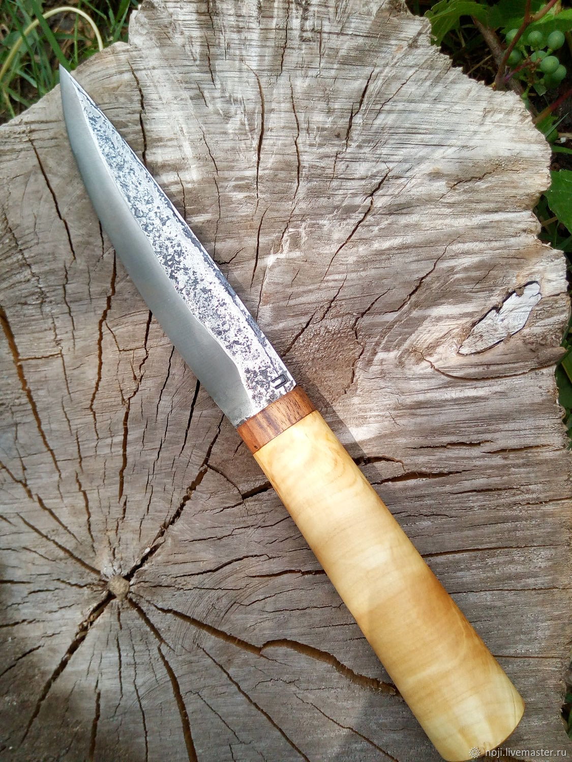  якутский нож ручной работы 12 сталь 9ХС охотнику рыбаку в .