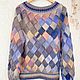 Свитер вязаный "Закат над морем" джемпер вязаный. Свитеры. SoulArt knit. Ярмарка Мастеров.  Фото №5