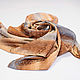 Brown silk scarf, jacquard. Shawls1. ArtBeklov. My Livemaster. Фото №5