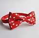 Red tie Stars / bow tie with stars. Ties. Respect Accessories. Online shopping on My Livemaster.  Фото №2