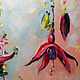 Order Hummingbird oil painting. Viktorianka. Livemaster. . Pictures Фото №3