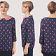 Blue Flamingo blouse made of viscose. Blouses. Yana Levashova Fashion. My Livemaster. Фото №5