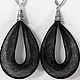 Серьги из сеточки "DROP". Серьги классические. Марина. Ярмарка Мастеров.  Фото №5