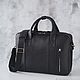 Men's bag with a compartment for a laptop and A4 ' Bruno'. Men\'s bag. DragonBags - Men's accessories. Online shopping on My Livemaster.  Фото №2