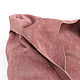 Bag Bag Suede Pink Powder Bag String Bag Shopper T-shirt. String bag. BagsByKaterinaKlestova (kklestova). My Livemaster. Фото №4