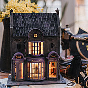 Для дома и интерьера handmade. Livemaster - original item Ready-made Dress Shop-a lamp house from the world of Harry Potter. Handmade.