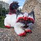Полуреалистичный котенок-чертенок. Мягкие игрушки. Harley's Fluffies. Ярмарка Мастеров.  Фото №5