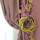 Curtain hooks 'Vintage PEONY' with tulle. Grips for curtains. PROFIDecor - CURTAINS. My Livemaster. Фото №5
