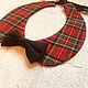 Order  Removable tartan collar. ERIO SHOP. Livemaster. . Collars Фото №3