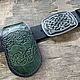 Слеппер боевая монетница Древо Жизни из натуральной кожи. Монетницы. Iron Arm Leatherworks (Екатерина). Ярмарка Мастеров.  Фото №7