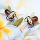 Set of brooches: Honey Bee, Brooch set, Tver,  Фото №1