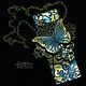 Кулон ажурный с бабочкой (196) дизайнерские украшения, Кулон, Салават,  Фото №1