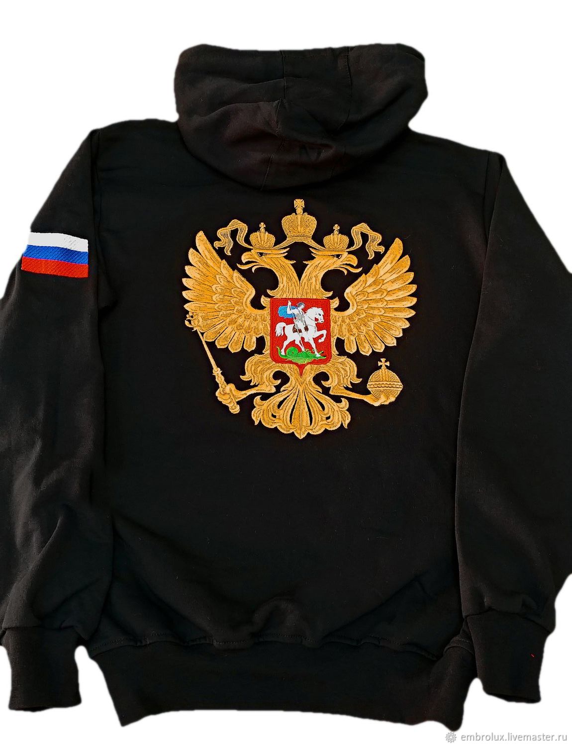 Толстовки с российским гербом
