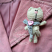 Monkey Fialochka. Knitted monkey