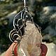 Silver pendant with rock crystal. Silver pendant. Pendant. uvelinna. Online shopping on My Livemaster.  Фото №2