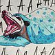 Заказать Сумка-шоппер с авторской росписью: Утреннее настроение. Elena-povetris. Ярмарка Мастеров. . Сумка-шоппер Фото №3