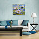 Painting 'Water lilies' 60h65 cm. Pictures. Zhaldak Eduard paintings. My Livemaster. Фото №6