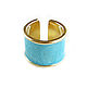 Blue Enamel Ring, Enamel ring, minimalism ring. Rings. Irina Moro. My Livemaster. Фото №5