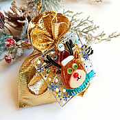 Сувениры и подарки handmade. Livemaster - original item Decoration for gift wrapping, Christmas decor made of glass. Handmade.