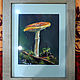  Mushroom and frog in the rain. Print from the author's work. Pictures. Valeria Akulova ART. My Livemaster. Фото №6