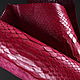 Python skin, hide, width 30-34 cm IMP2003H. Leather. CrocShop. My Livemaster. Фото №5