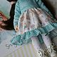 Monst doll. Holala. Платье и панама. Одежда для куклы. Одежда для кукол. Ручная работа lentochka_handmade (chikacheva). Ярмарка Мастеров.  Фото №6