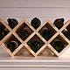 Заказать Estante de vino 'Honeycomb' para 10 botellas. Color Wood. Ярмарка Мастеров. . Shelving Фото №3