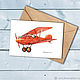 Planes Postcards Set of 9 pieces. Cards. KapustinaArt. Online shopping on My Livemaster.  Фото №2